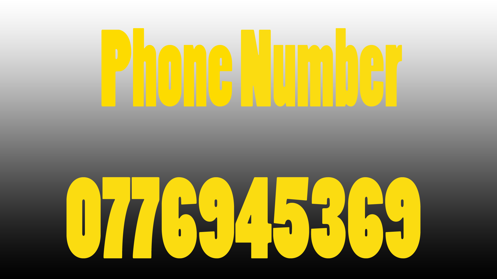 Telephone Number